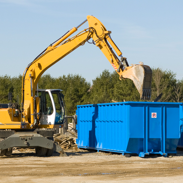 how many times can i have a residential dumpster rental emptied in Benbow